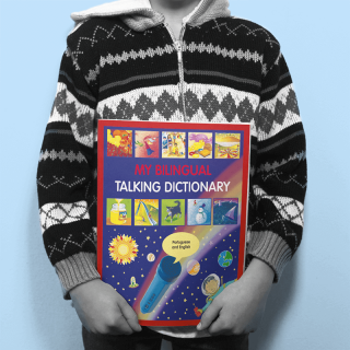 Book cover design - bilingual dictionary for children