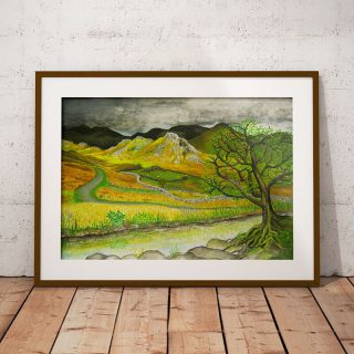 Lake District - acrylic on canvas